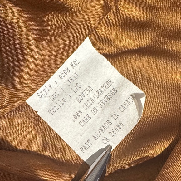 Vintage Brown Leather Vest - Picture 7 of 8